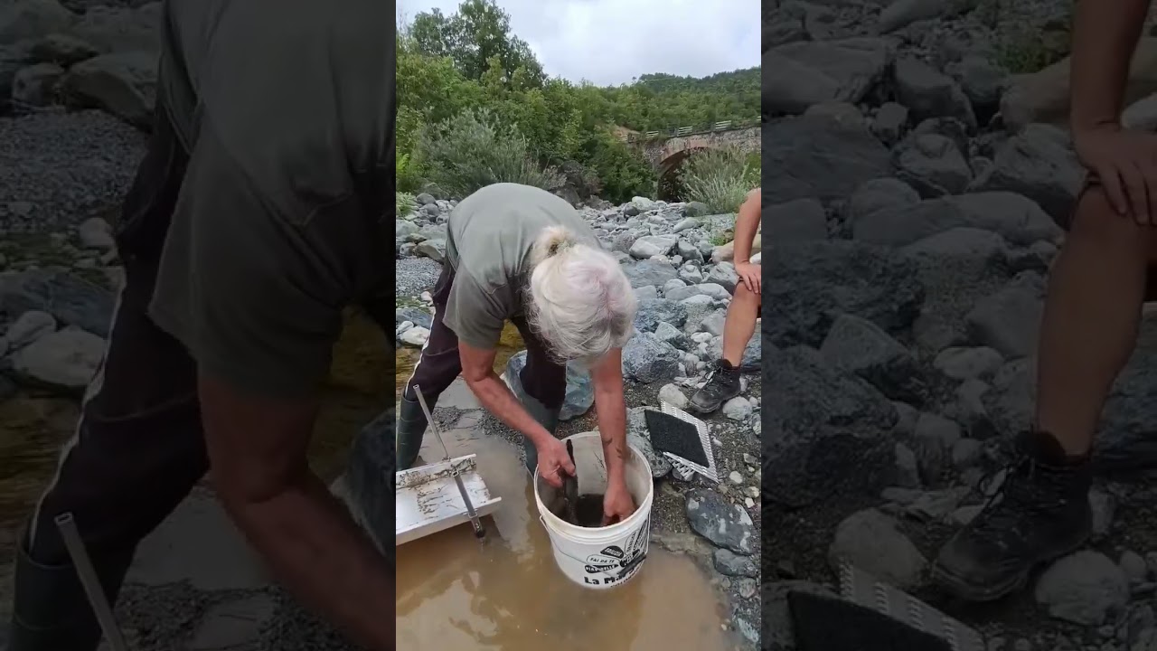 Trovato l'oro nel torrente alessandrino 