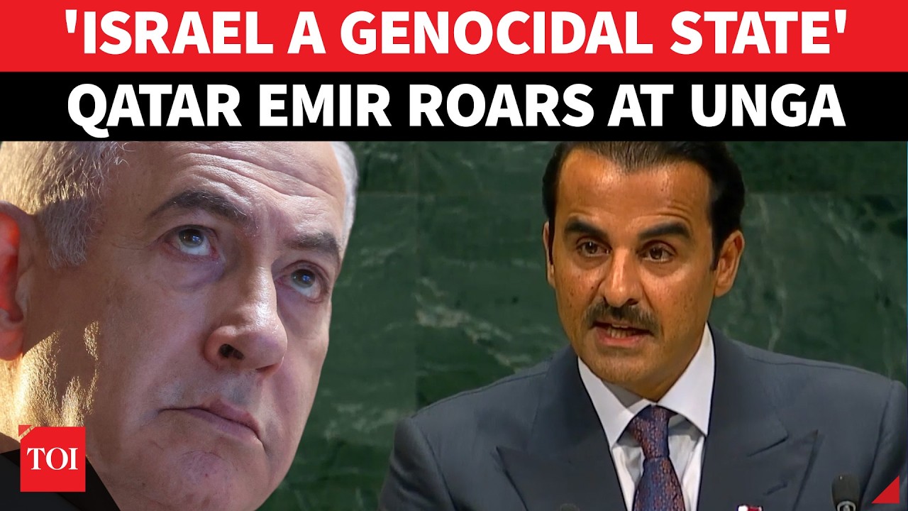 'Stop Crying Anti-Semitism, You War Criminals!': Qatar Emir EXPOSES Israel In Fiery Gaza Speech