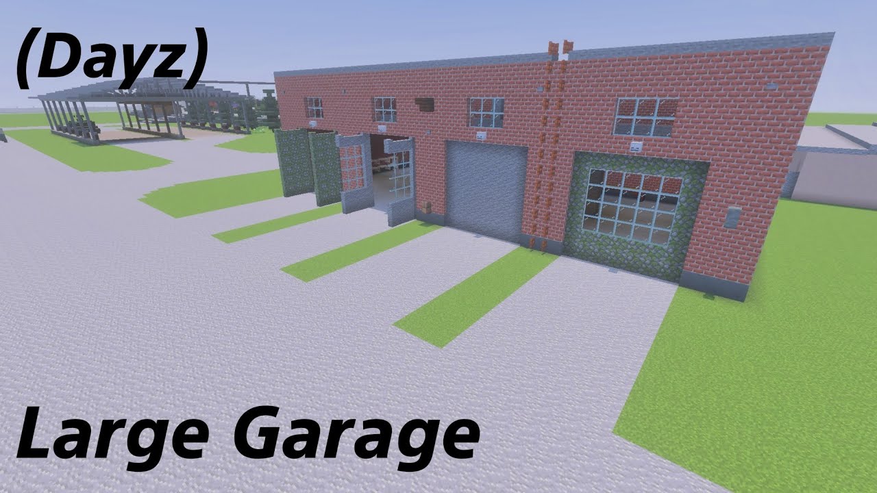 How To Build The Large Garage (DayZ) In Minecraft (1.5:1)