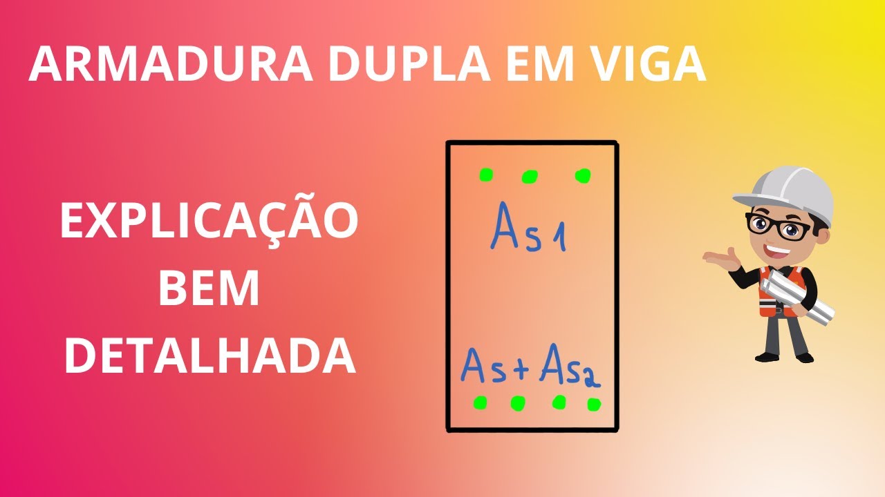 09 - Armadura Dupla em Viga - ENTENDA COMO CALCULAR