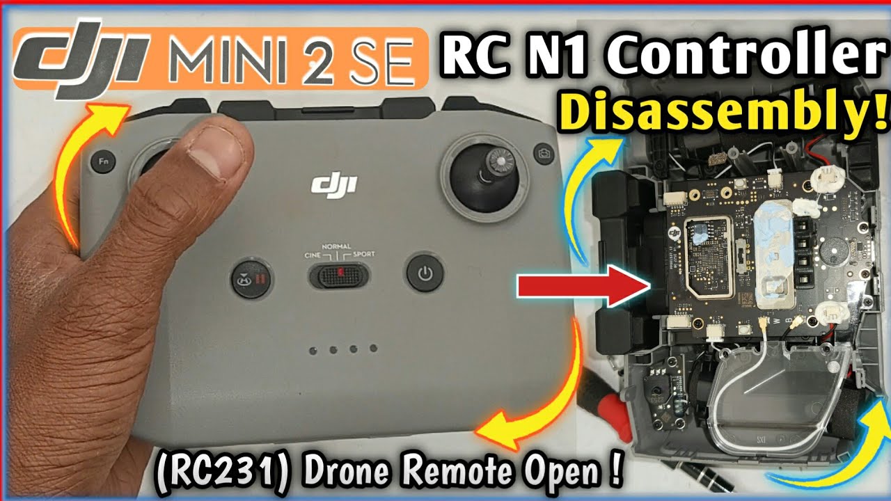 DJI RC-N1 Remote Controller (RC231) disassembly | dji mini SE 2 Remote Teardown 2025