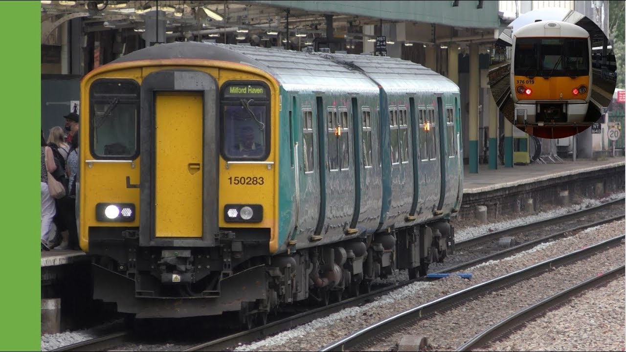 Trains at Newport (South Wales)