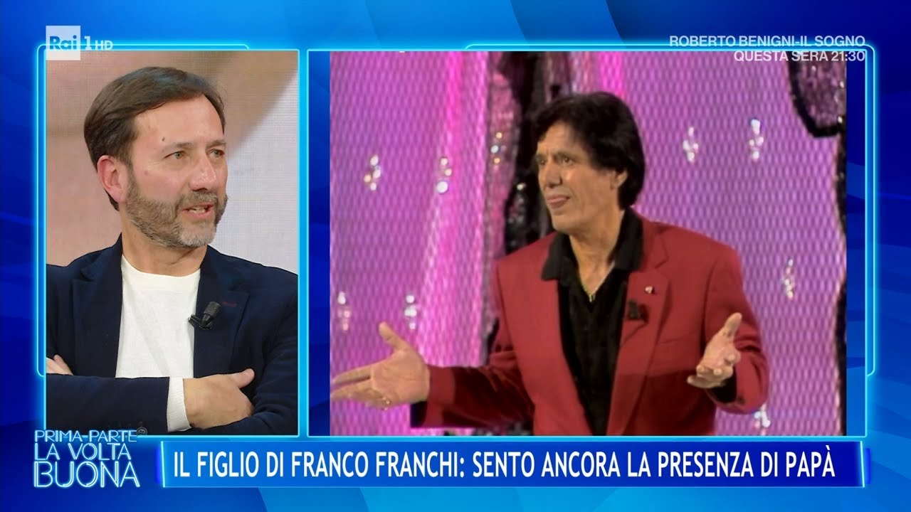 Il figlio di Franco Franchi: sento ancora la presenza di papà - La Volta Buona 19/03/2025