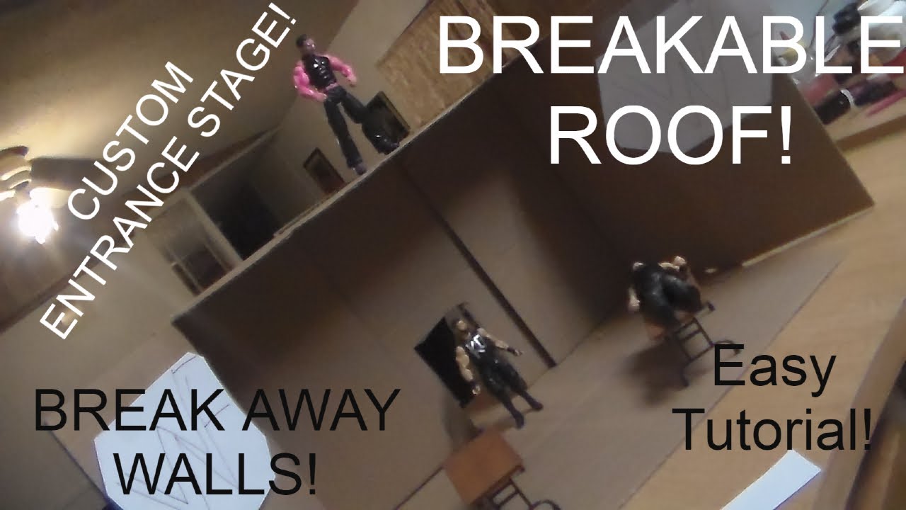 WWE WWF CUSTOM BREAK AWAY OUTCATION STEP Учебное пособие для фигурок!