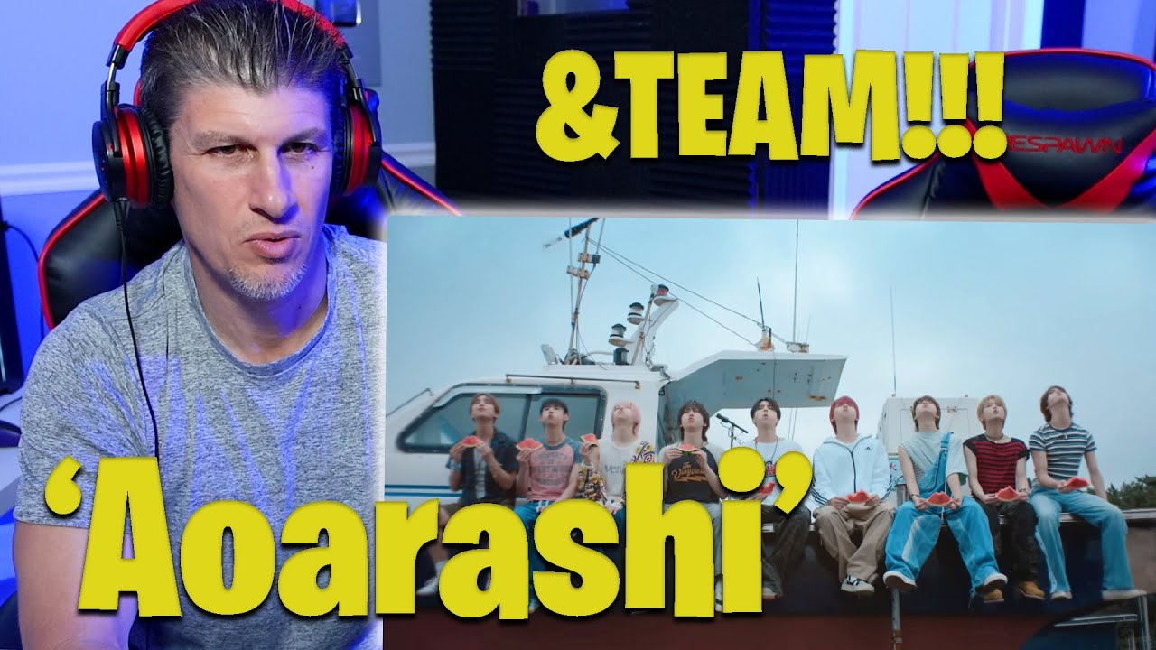 &TEAM 'Aoarashi' Official MV REACTION!!!