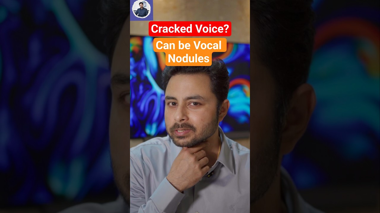 Why Your Voice is Cracking (Its Vocal cord Nodules) 🩺😮#shorts #voicecrack #entdoctor #hoarseness