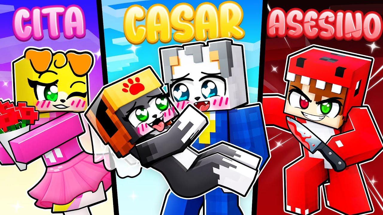 Jugamos a CASAR, CITA o MATAR en Minecraft! 😍😈