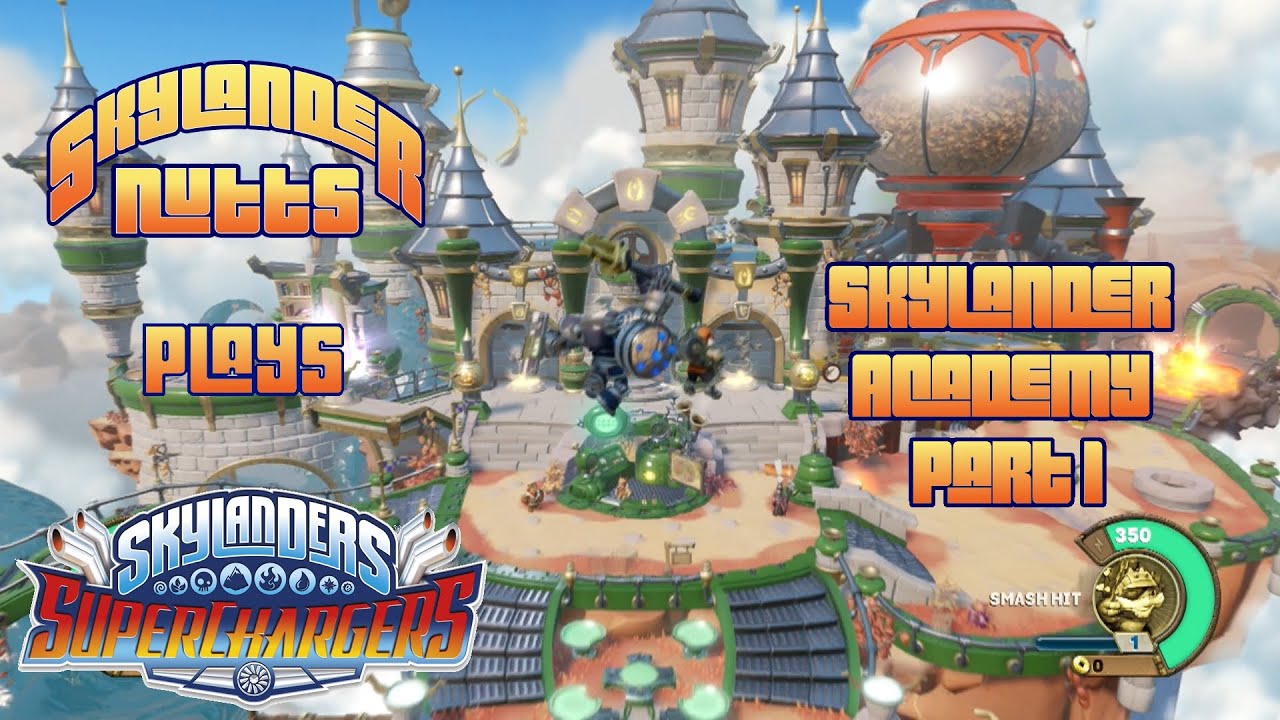 Skylanders SuperChargers - SkylanderNutts Explore the Academy (Part 1)