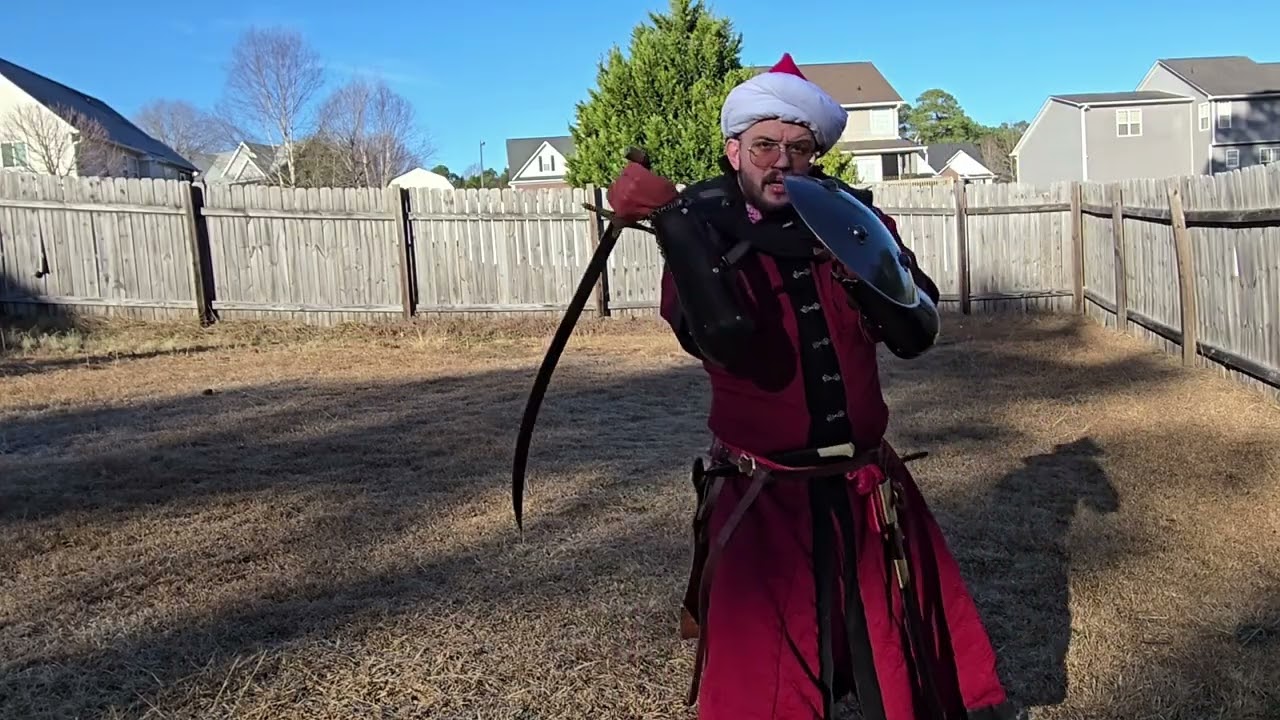 The second high guard with a shamshir and separ