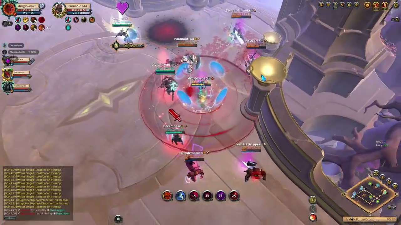QAN Roam: T8 OC 4vX vs T7-8 OC Clap PVE (Carving POV)