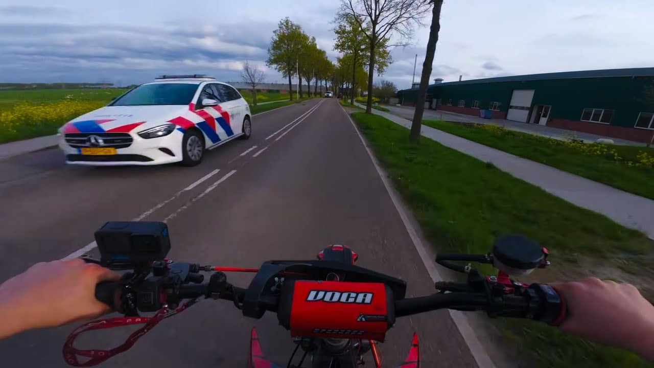 Derbi Senda 88br stage6 small test drive (stolen scooter?) | osmo 4 | wheelies | speed camera