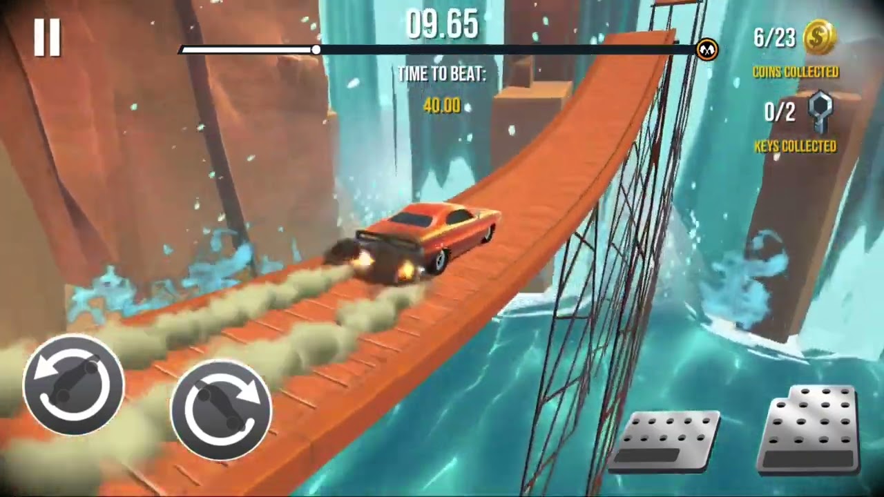 Car Stunts Through Biggest Bridge // Extreme Car Driving Simulator // Cars Gameplay -INTEL-i5 14400F