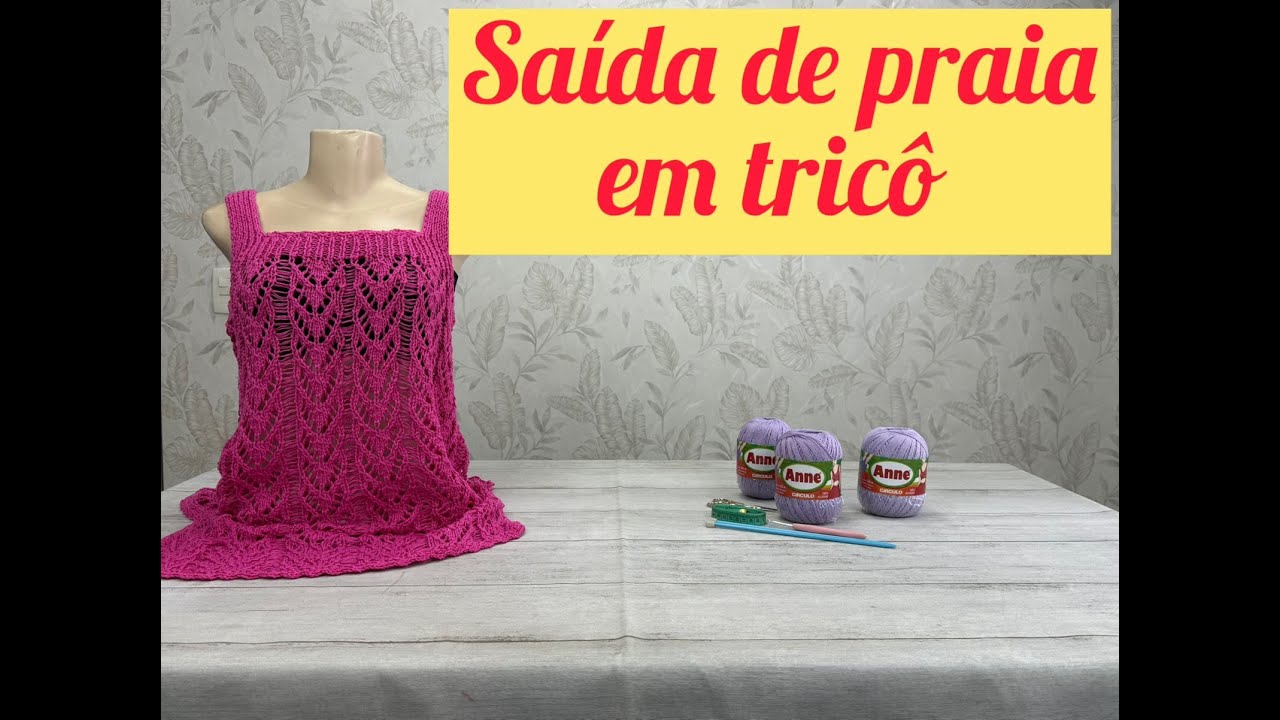 Saída de Praia em Tricô