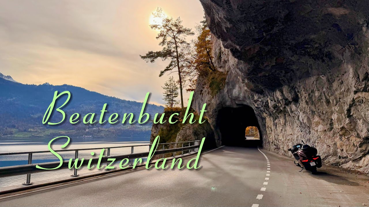 4K - Beatenbucht Switzerland - Honda Gold Wing DCT Tour 50th Anniversary