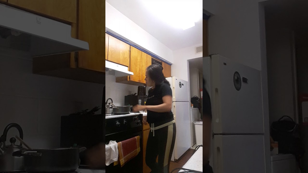 Dancing while cooking