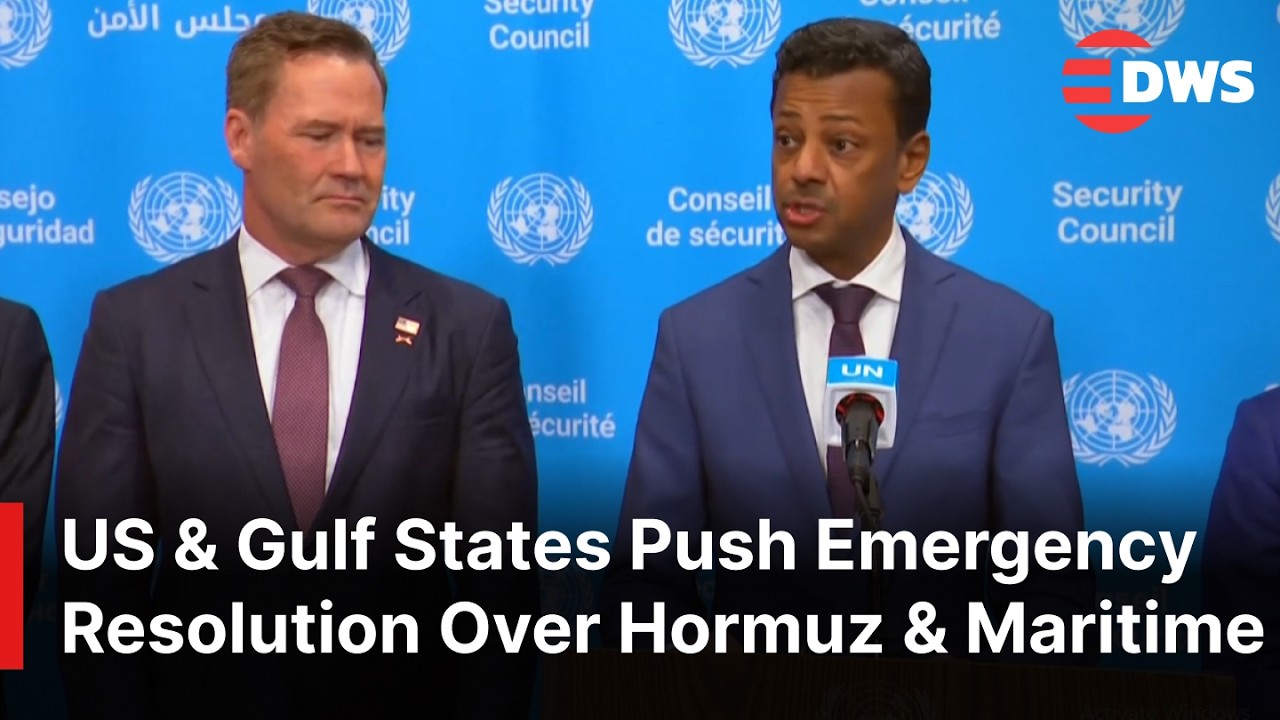 FULL: US-Gulf States UN Amb. Push Emergency Resolution Over Hormuz Crisis & Maritime Security | AC1E