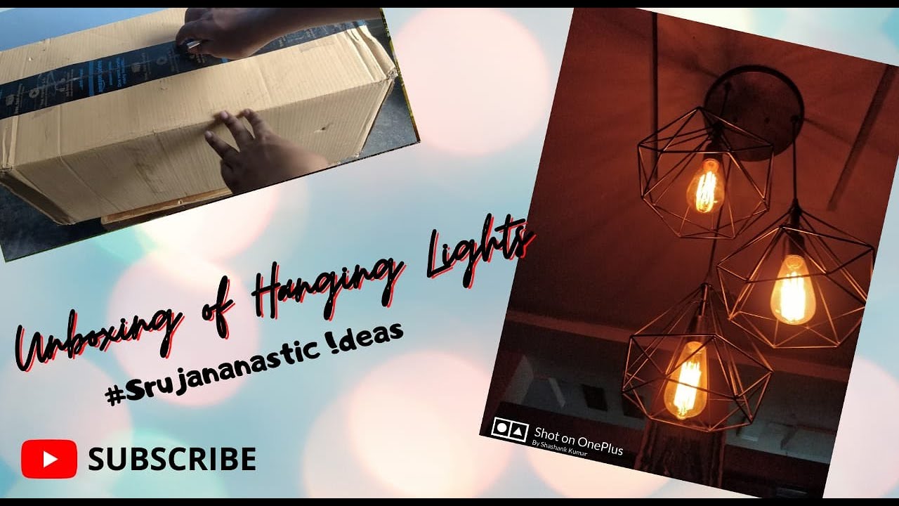 Best hanging lights at Rs 899 from amazon || Unboxing and installation || Review