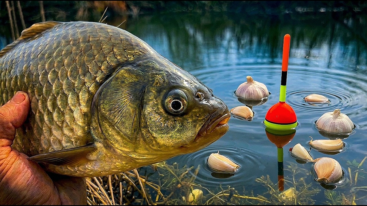 Карась ПРОСНУЛСЯ! Как заставить его клевать РАННЕЙ ВЕСНОЙ на чеснок?