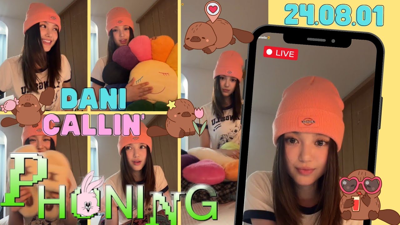 💛 Danielle 다니엘 🐶 | 240801 | 🔴 Phoning LIVE |  NewJeans 뉴진스