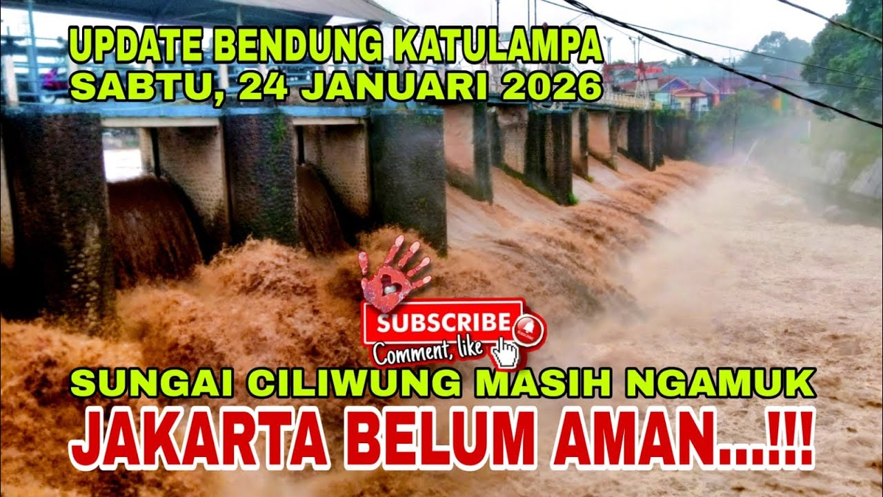 Jakarta siaga banjir‼️debit air Sungai Ciliwung di Bendung Katulampa bisa bikin Jakarta tenggelam