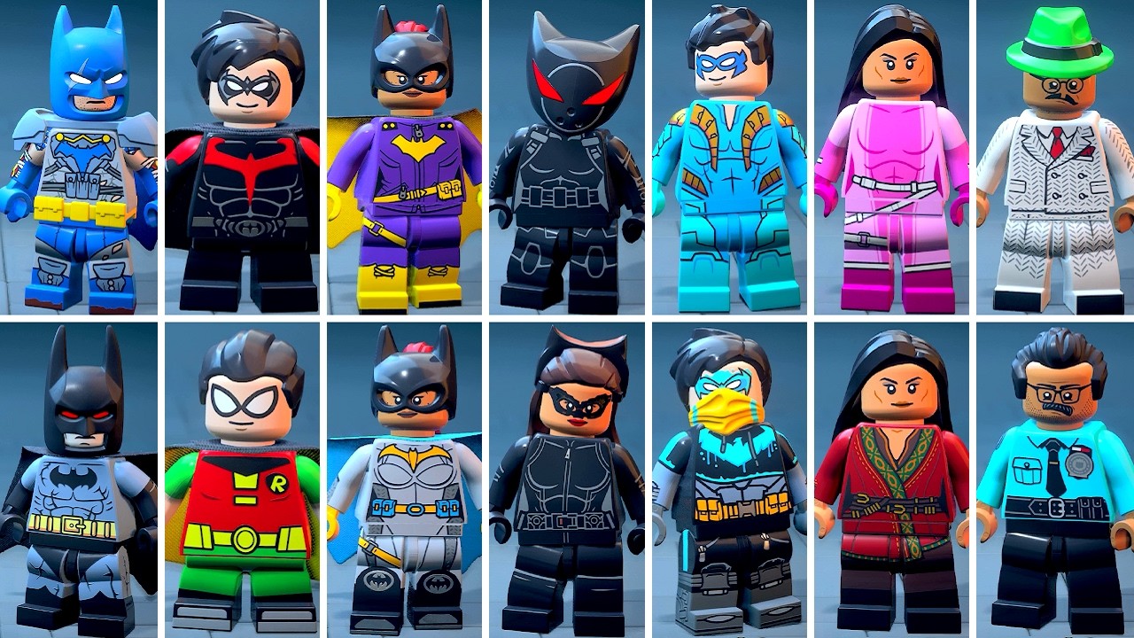 LEGO Batman: Legacy of the Dark Knight - All Characters & Suits Unlocked