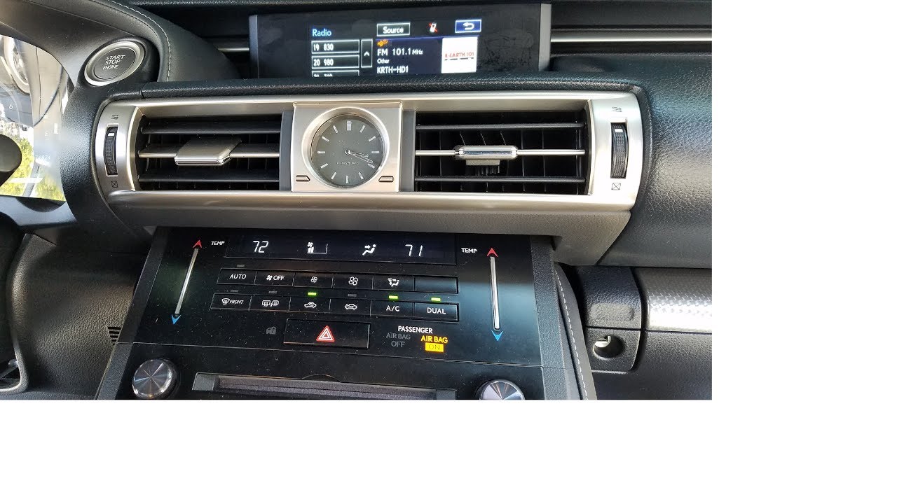 Как снять радио/навигацию с Lexus IS250 2014 для ремонта.