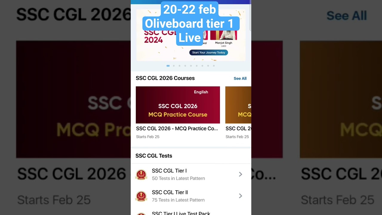 my first oliveboard live mock test 2026 #abhinay_math #ssc #gaganpratapmaths #ssccgl #livemock