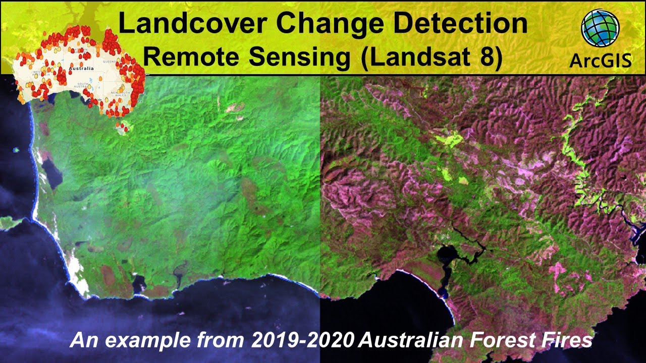 Landcover Change Detection using Landsat 8 (Australian Forest Fires 2019-2020)