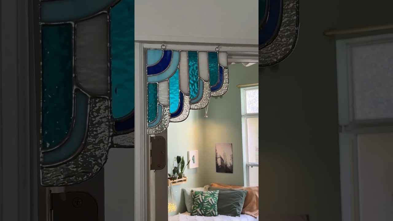 how to solder the edge of your stained glass piece #stainedglass