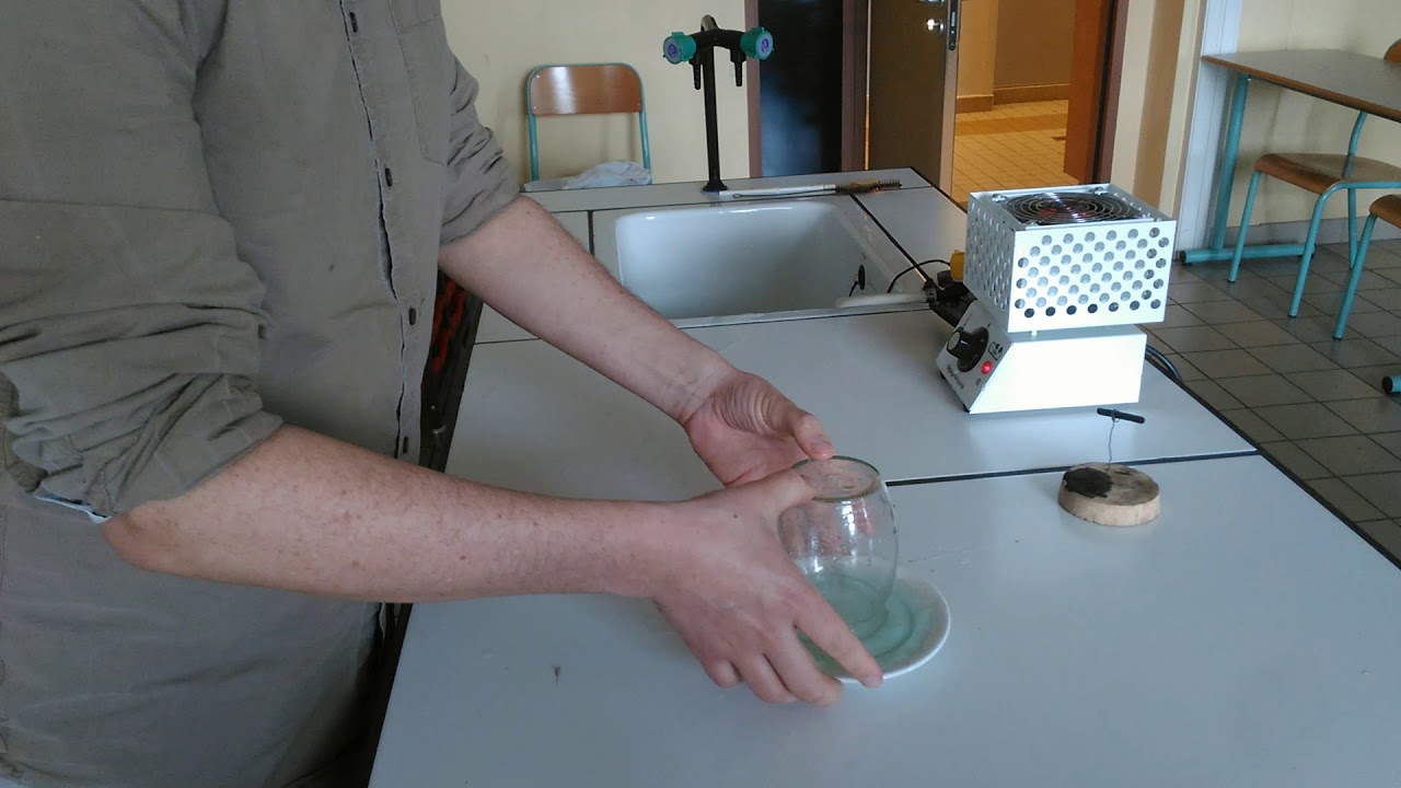 Combustion du carbone dans le dioxyg&egrave;ne