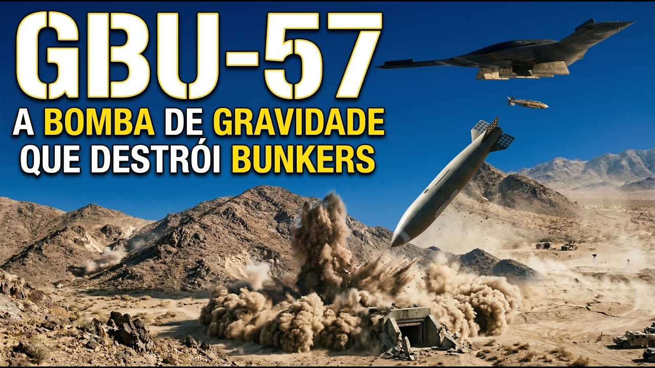 GBU-57 - A BOMBA GRAVITACIONAL QUE DESTRÓI BUNKERS