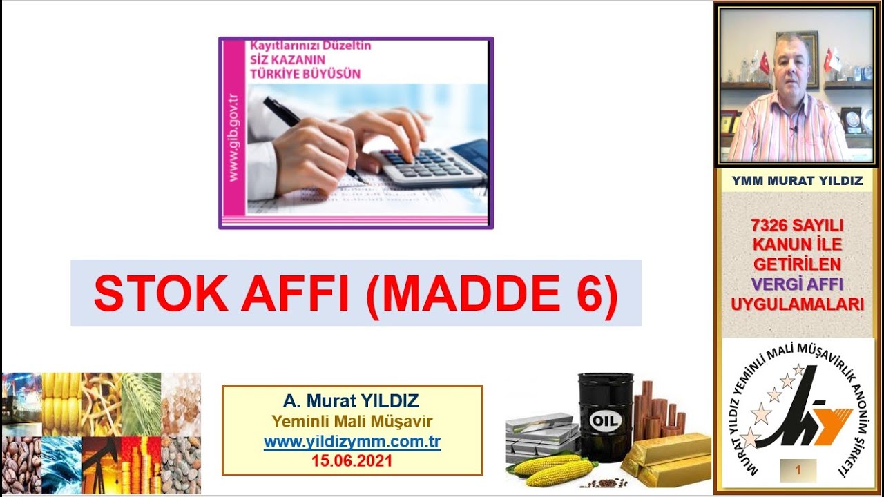 8-  STOK AFFI UYGULAMALARI