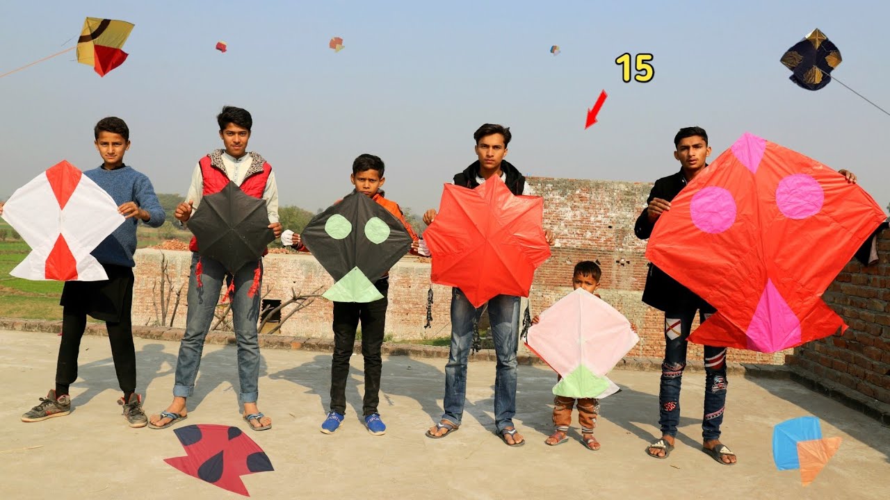 2 Star Kite Vs 5 Feets Big Kite Challenge