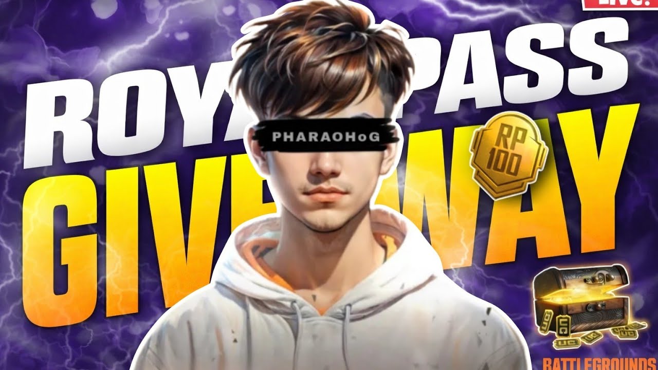 BGMI Royal Pass Giveaway Live🔥Free 10 RP for Subscriber | BGMI Live{ PHARAOHoG LIVE} #bgmilivestream