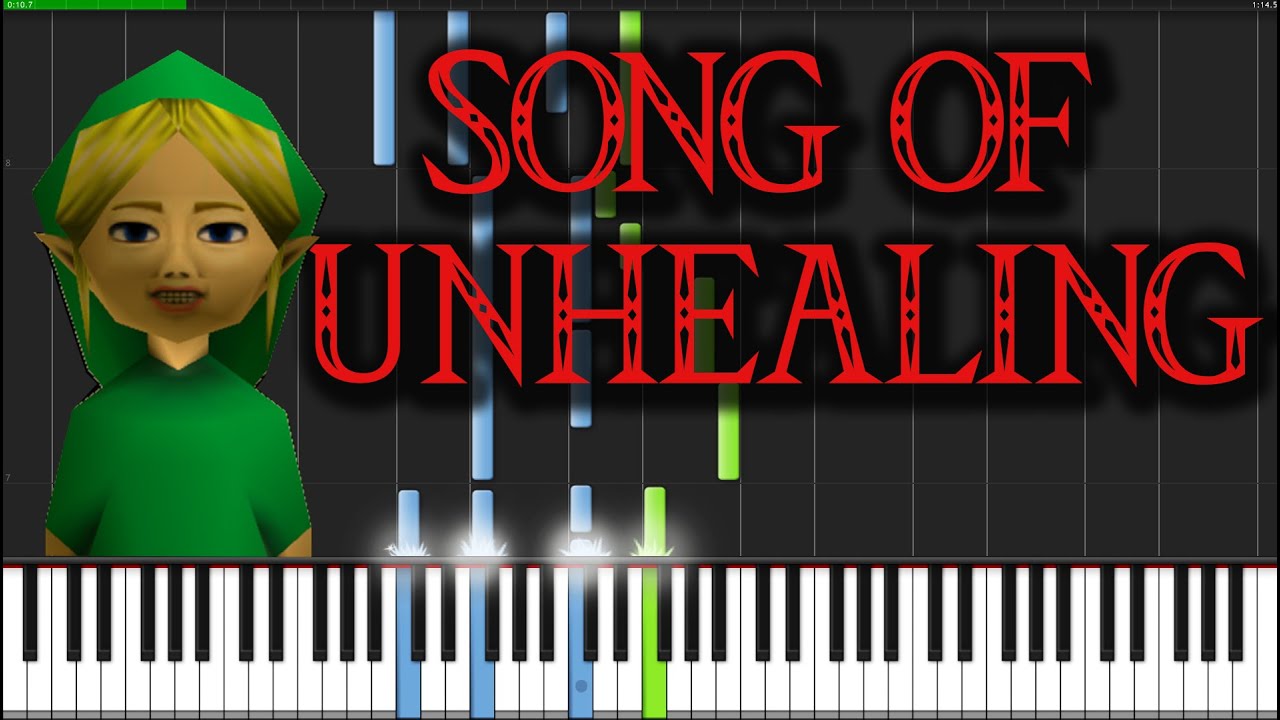 Song of Unhealing - The Legend of Zelda: Majora's Mask [Piano Tutorial] (Synthesia)