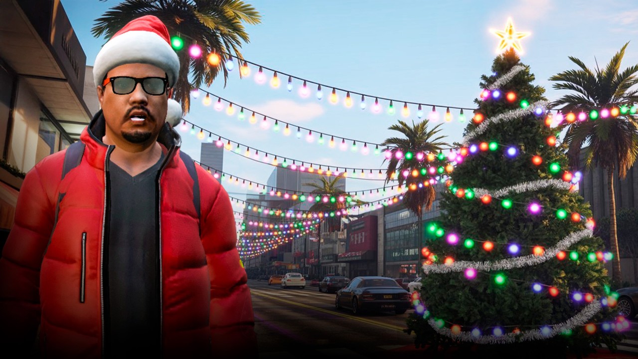Asi Es Un Servidor De Estados Unidos en Navidad de GTA RP