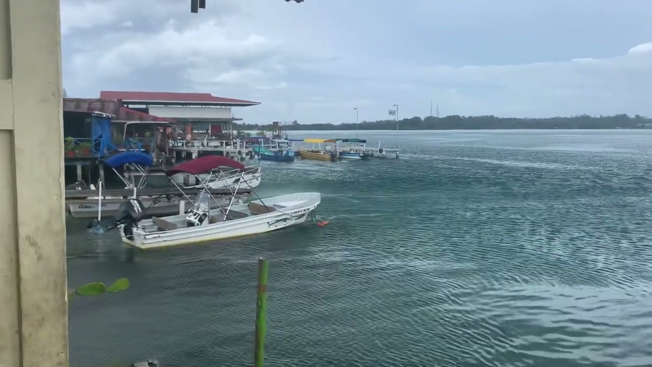 Water Spout Up Close, Bocas Del Toro, Panama