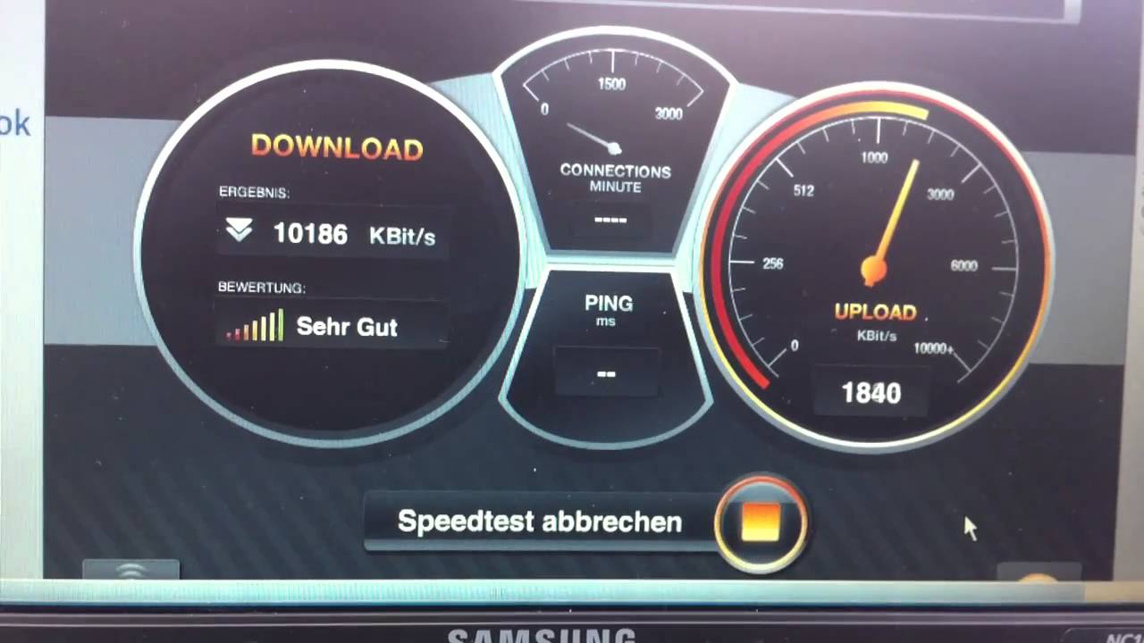 LTE Messung in 89150 Feldstetten von www.LTE-MESSWAGEN.de am 30.03.2011 Speedmessung