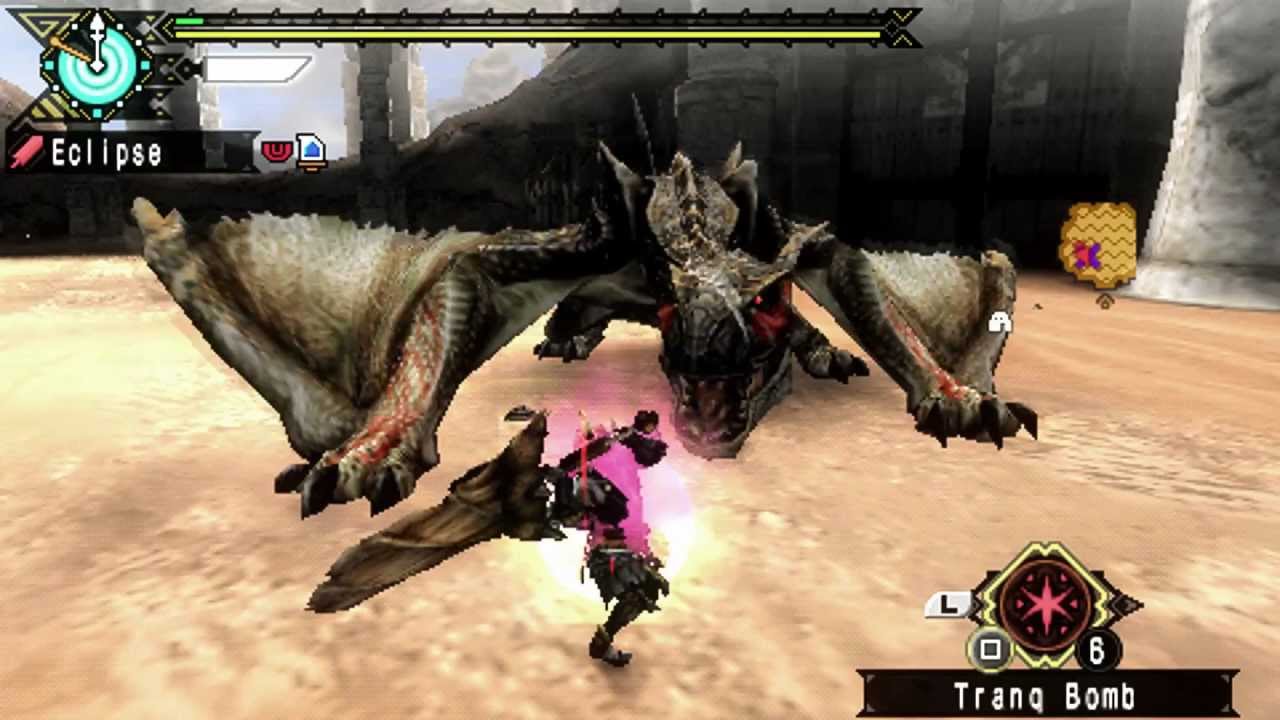 ┌MHP3┘~HR.6~ Dark Tigrex / ティガレックス亜種  [GS / Heroics] | 2'14 |