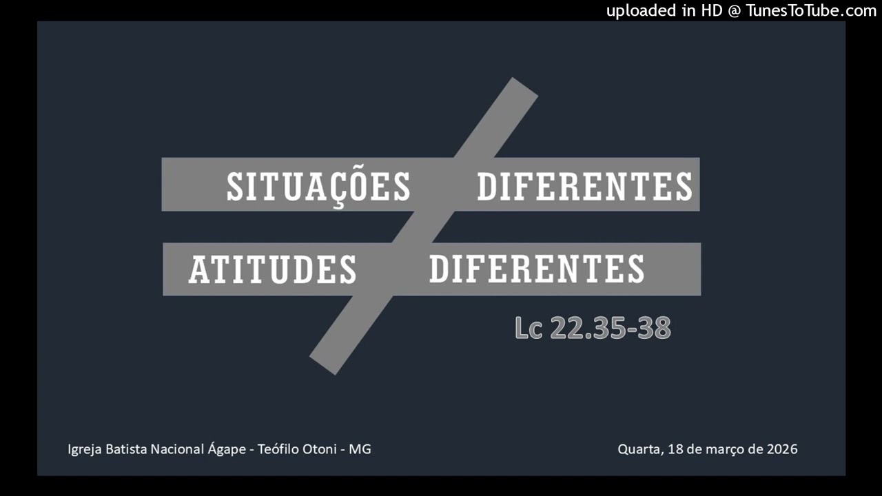 Situações diferentes, atitudes diferentes