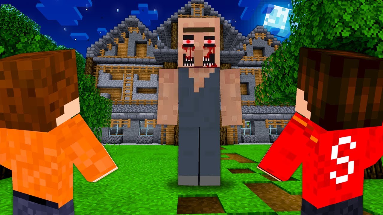 ZOSTALIŚMY ZAMKNIĘCI W DOMU STRASZNEGO VILLAGERA w Minecraft!