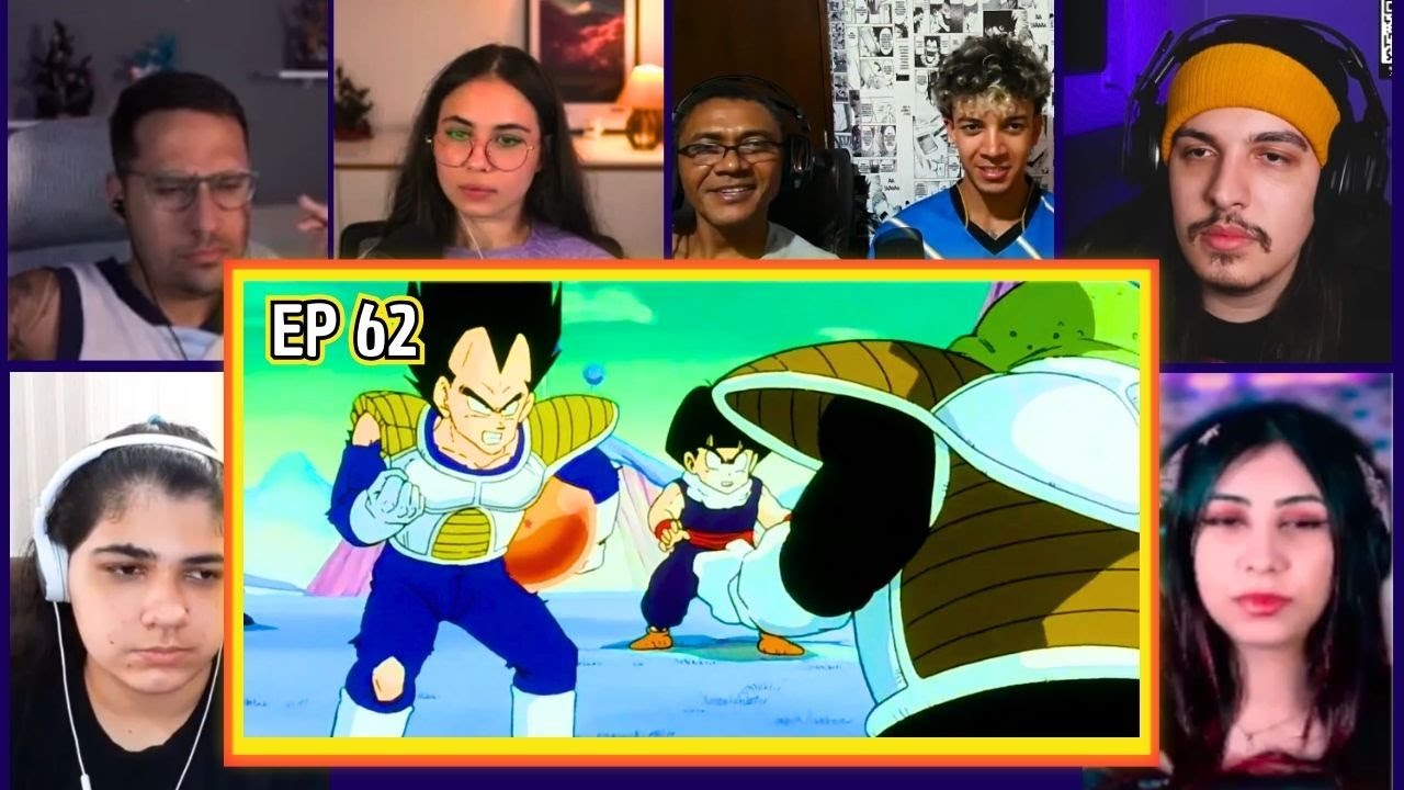 GURDO QUER ENFRENTAR VEGETA!!! Multi-Reações pela Primeira vez - Dragon Ball Z EP 62