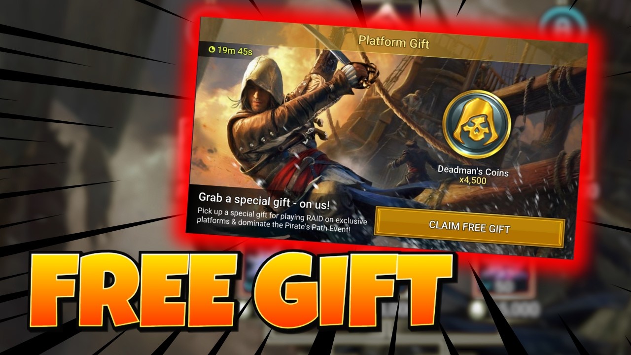 Free Gift for EVERYONE!! Edward Path looks ok... | Raid: Shadow Legends
