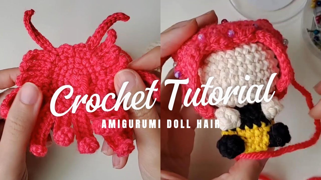 Amigurumi Hair Tutorial for Your Chibi Huntrix Dolls! (Tutorial)