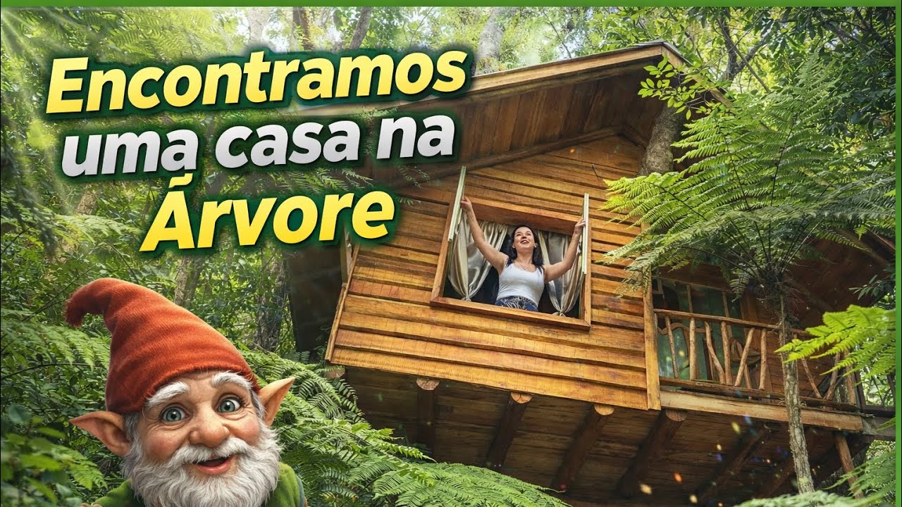 Encontramos uma casa na árvore em Imbuia/SC.
