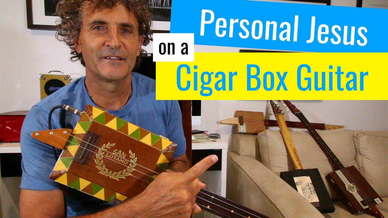 Personal Jesus by Depeche Mode 3 string cigar box guitar lesson