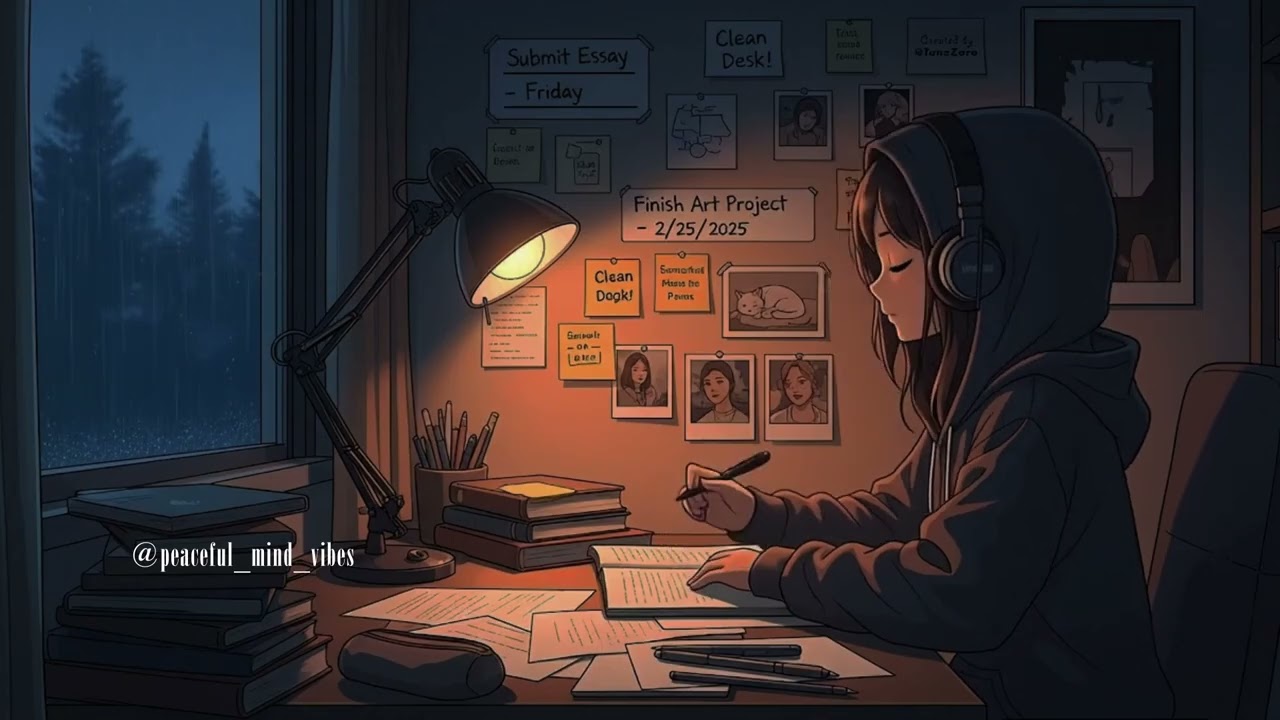 Study With Me 🌙 | Deep Focus Lo-Fi Music for Studying & ADHD