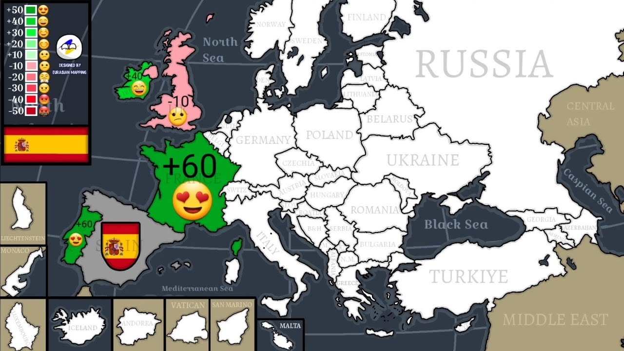 Relations between Spain and other countries of the world