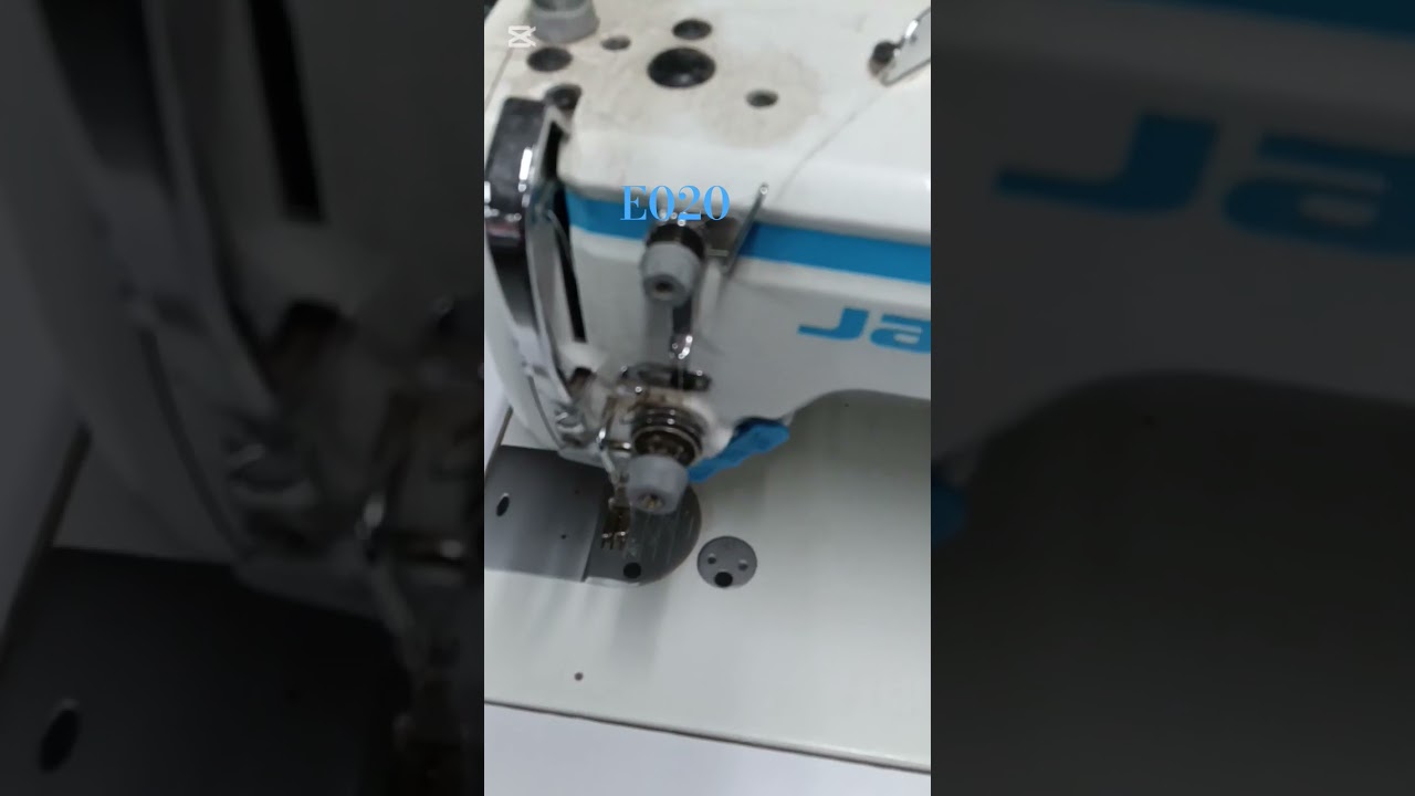 jack sewing machine error 20. removing 