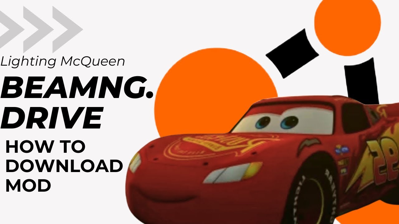 How to download Lighting McQueen MOD in BeamNg￼